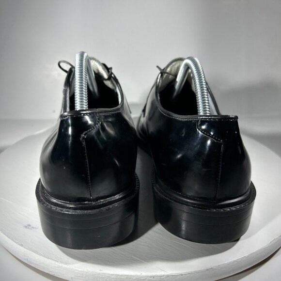 Capps High Gloss Shoes Mens Size 10 D Shiny Military Dress Uniform - USED TWICE - Picture 6 of 14